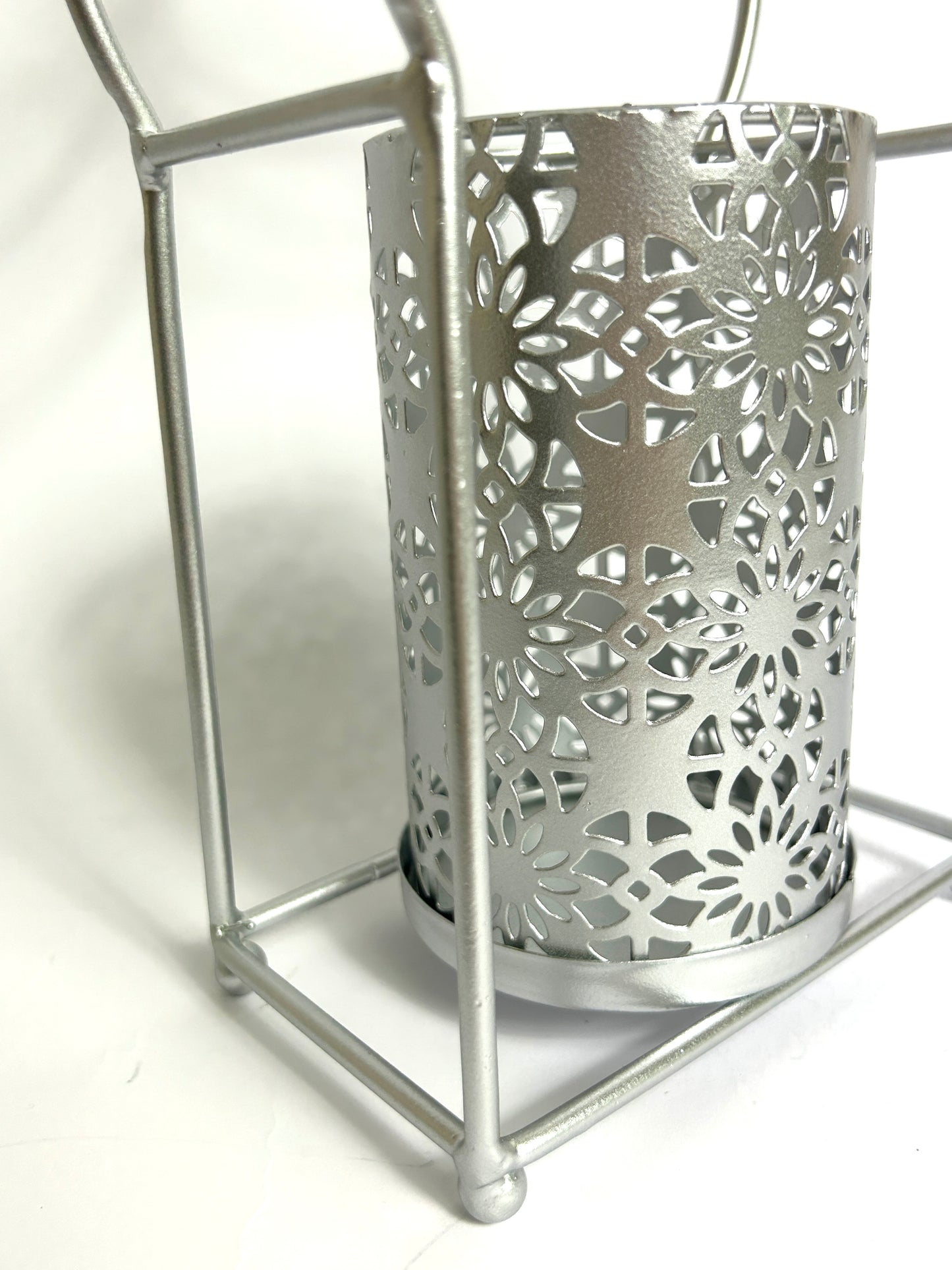 Silver Ramadan Candle Holders