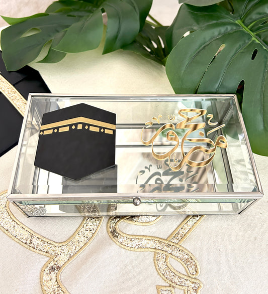 Silver and Gold Dessert Box حج مبرور