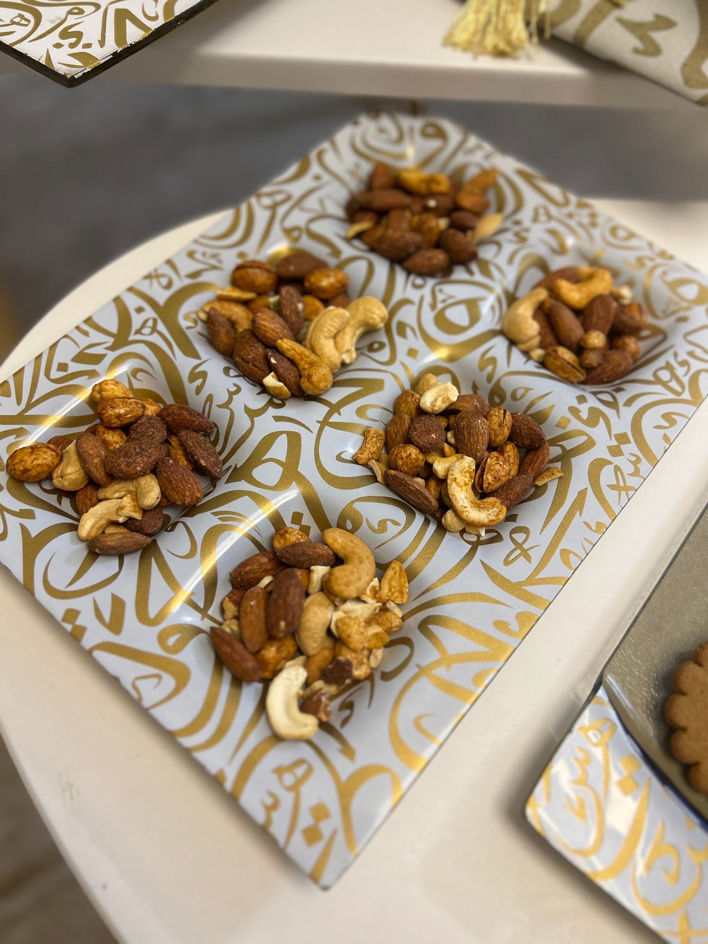 Arabic Calligraphy Koufi Serving Plates