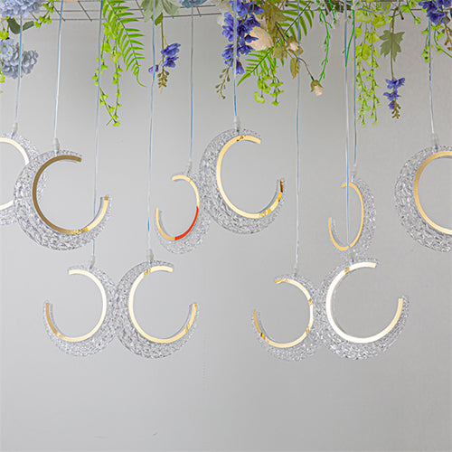 Ramadan Crescent Crystal Light Rope