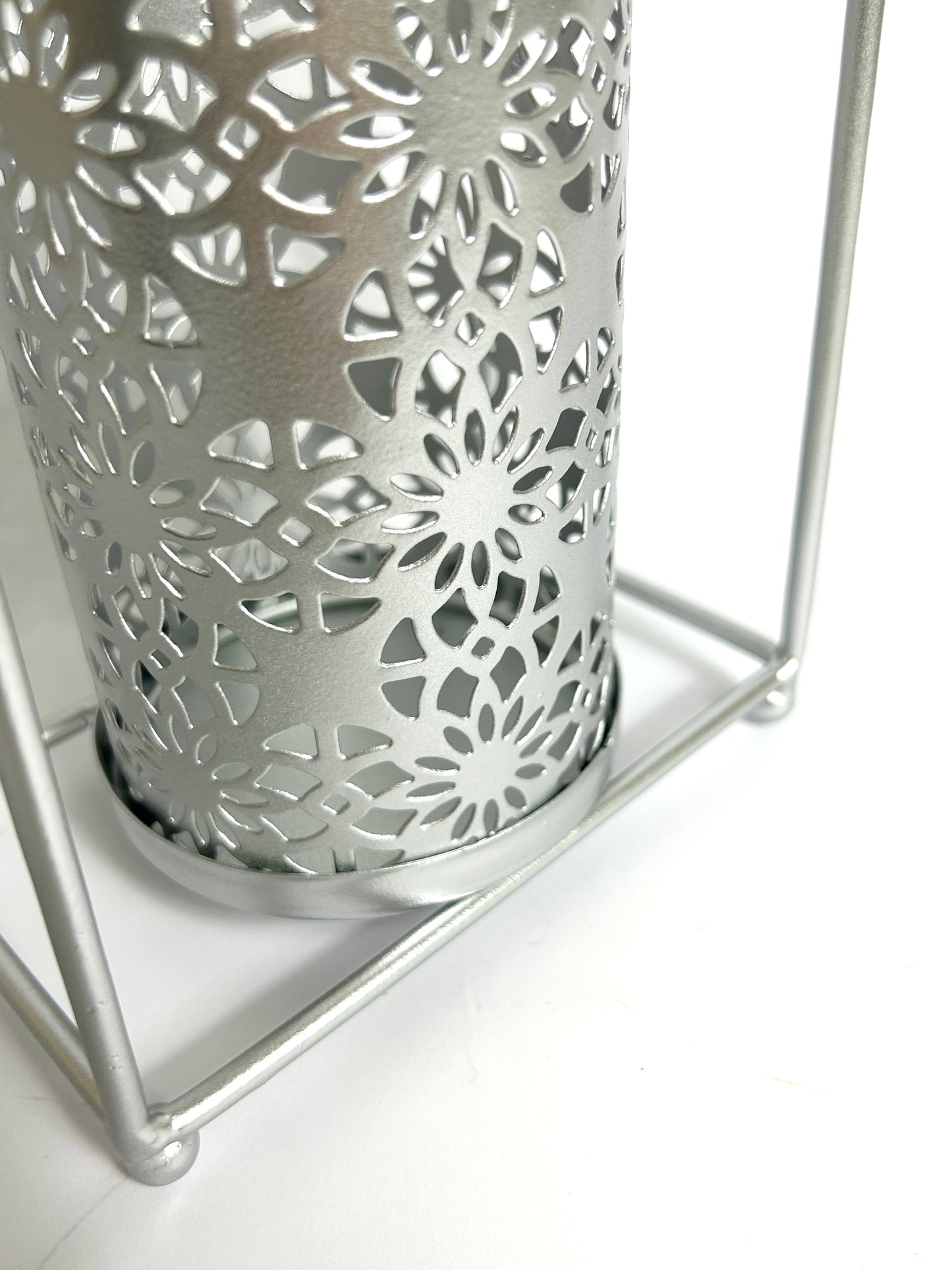 Silver Ramadan Candle Holders