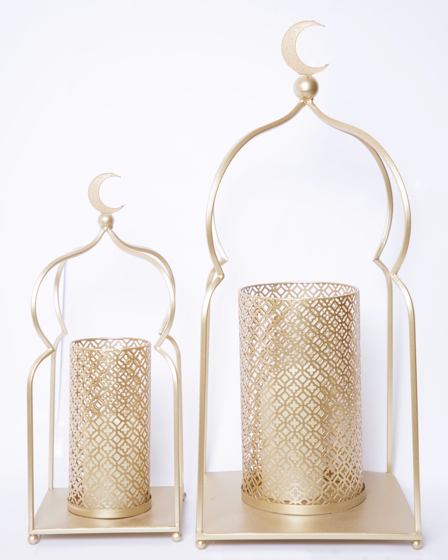 2 pc Ramadan Candle Holders Lanterns