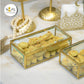 Golden Desserts Glass Box تمر جوز فستق