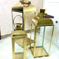 Embossed Golden Lanterns set of 3