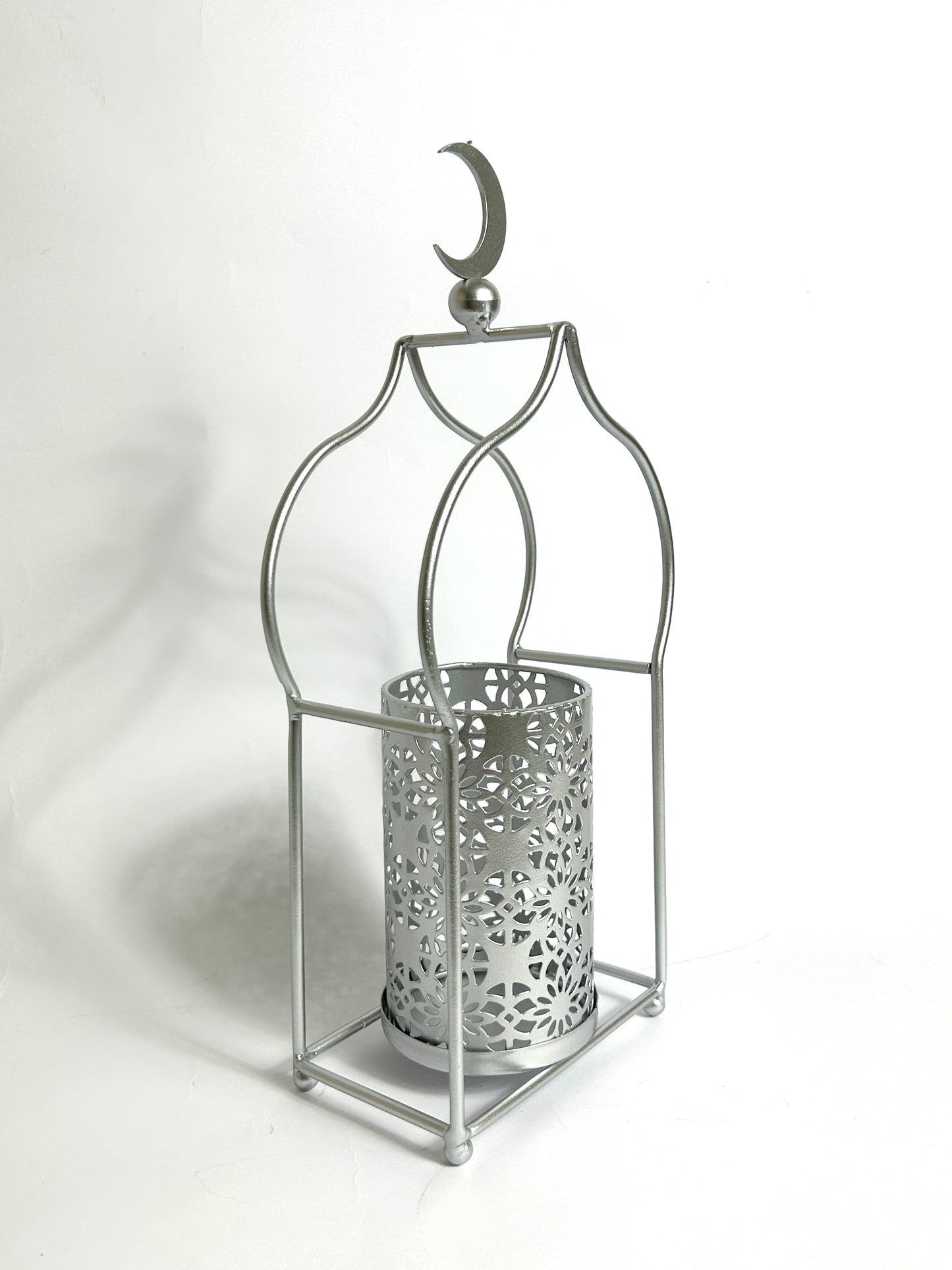 Silver Ramadan Candle Holders