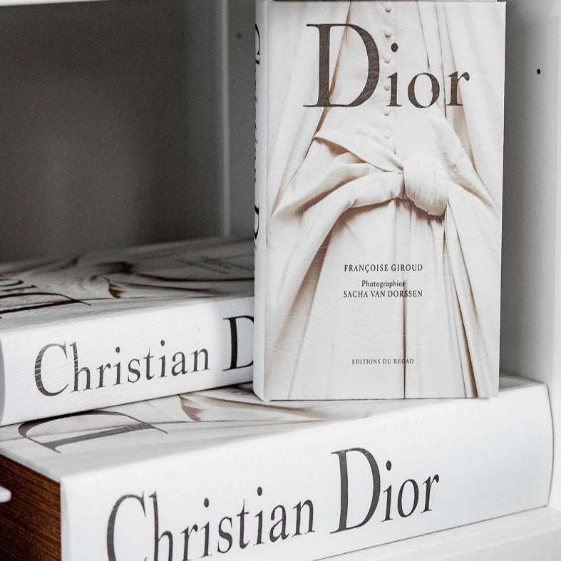 Dior Fashion Wooden Decorative Books Set of 3