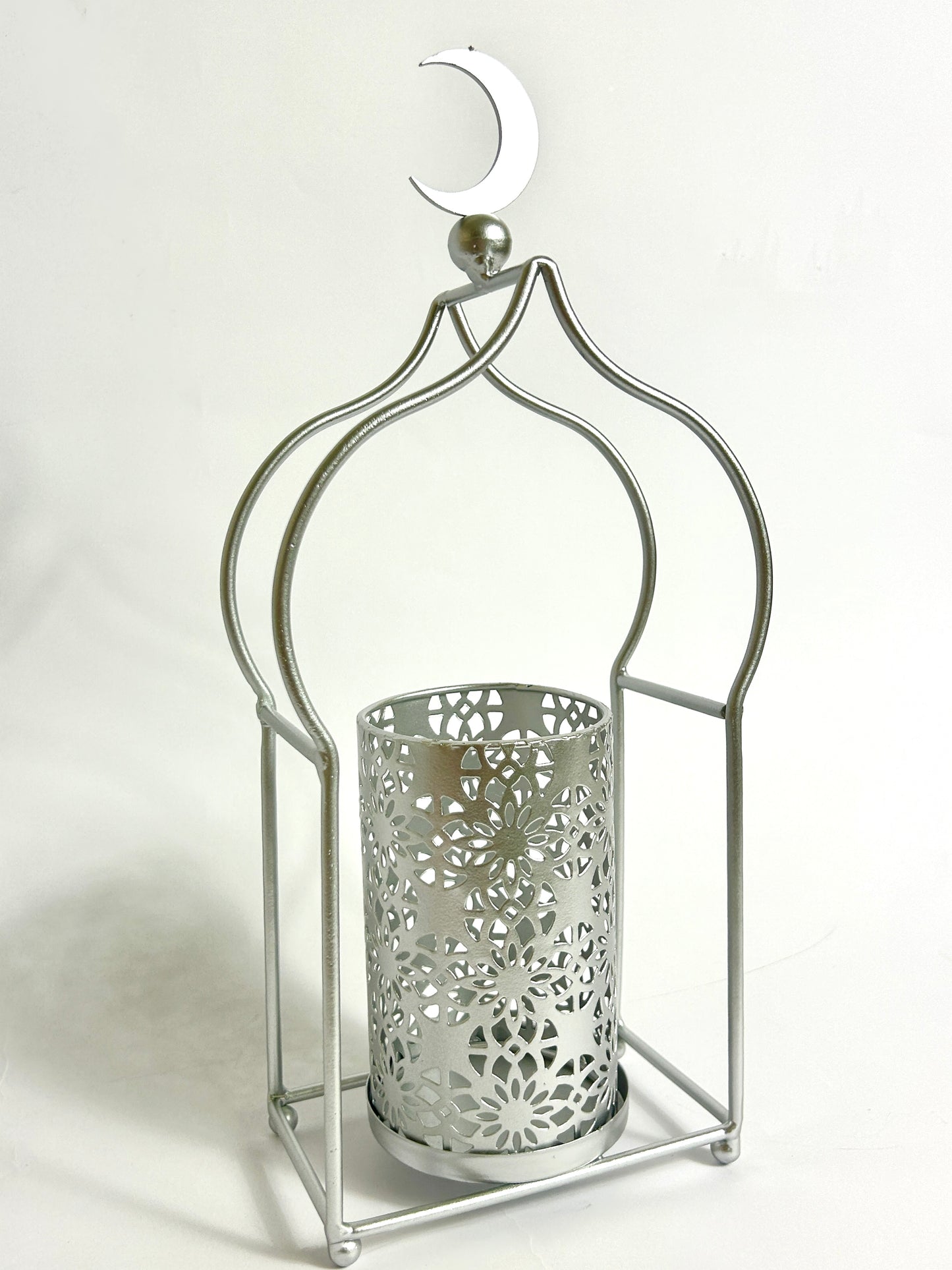 Silver Ramadan Candle Holders