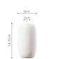 Mini Beige Cylindrical Ceramic Boho Style Vase