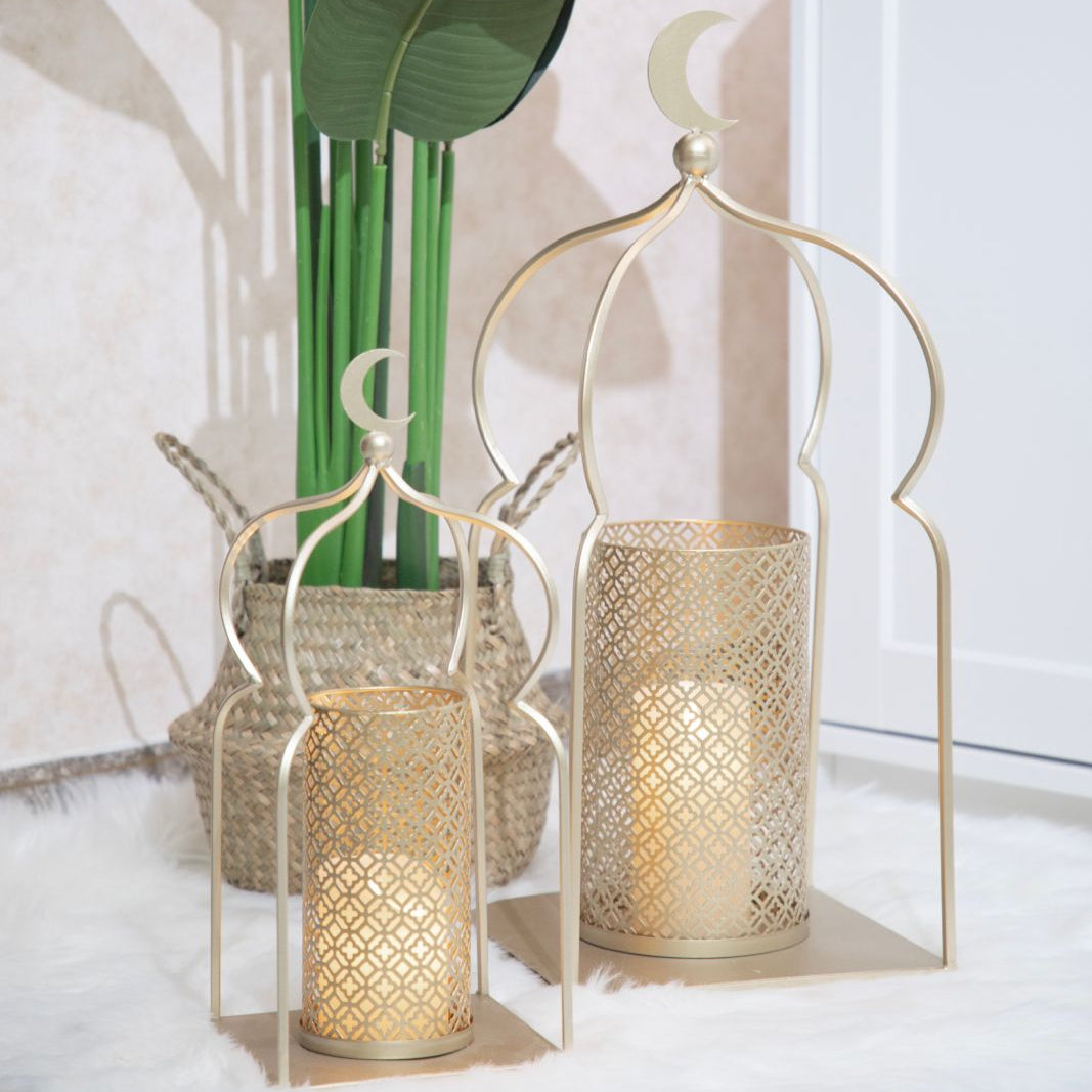 2 pc Ramadan Candle Holders Lanterns