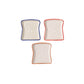 Ceramic 1 PC Toast bread plate minor faults