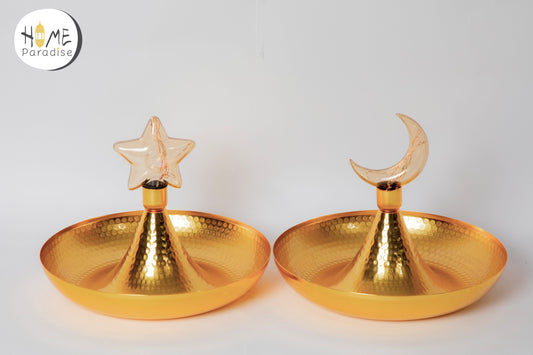 Moon & Star Plates Set of 2