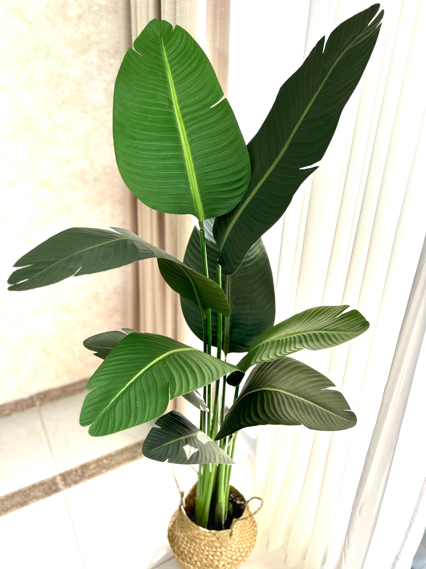 Artificial Potted strilitzia Tree Banana without basket or pot