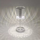 Rechargeable usb touch crystal light acrylic table lamp