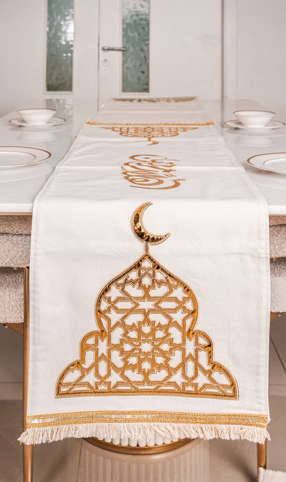 Mosque Gold Table Runner