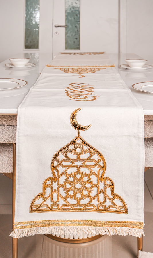 Mosque Gold Table Runner