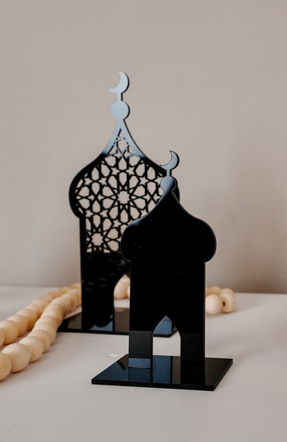 Acrylic Mosque Decor - Black