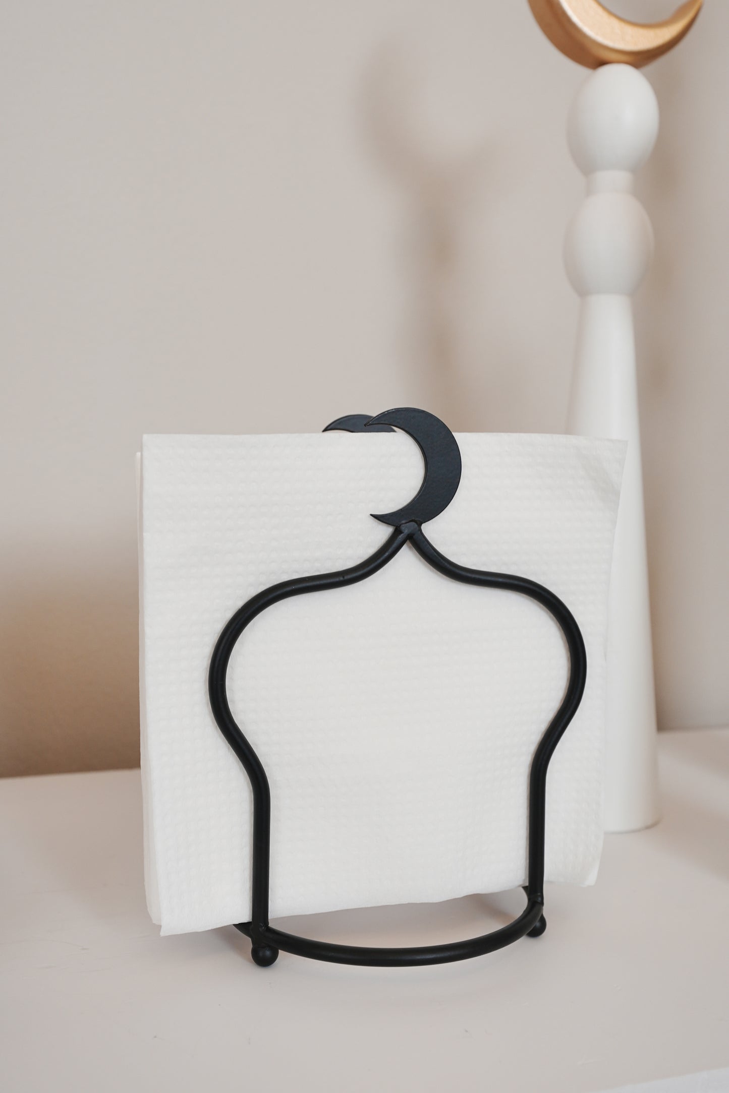 Minaret Tissue Holder - Black