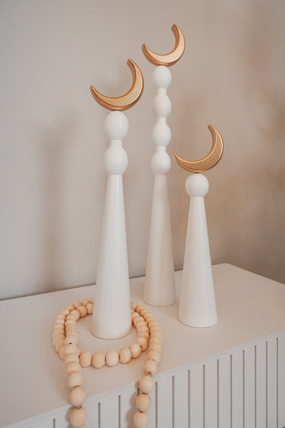 White minarets