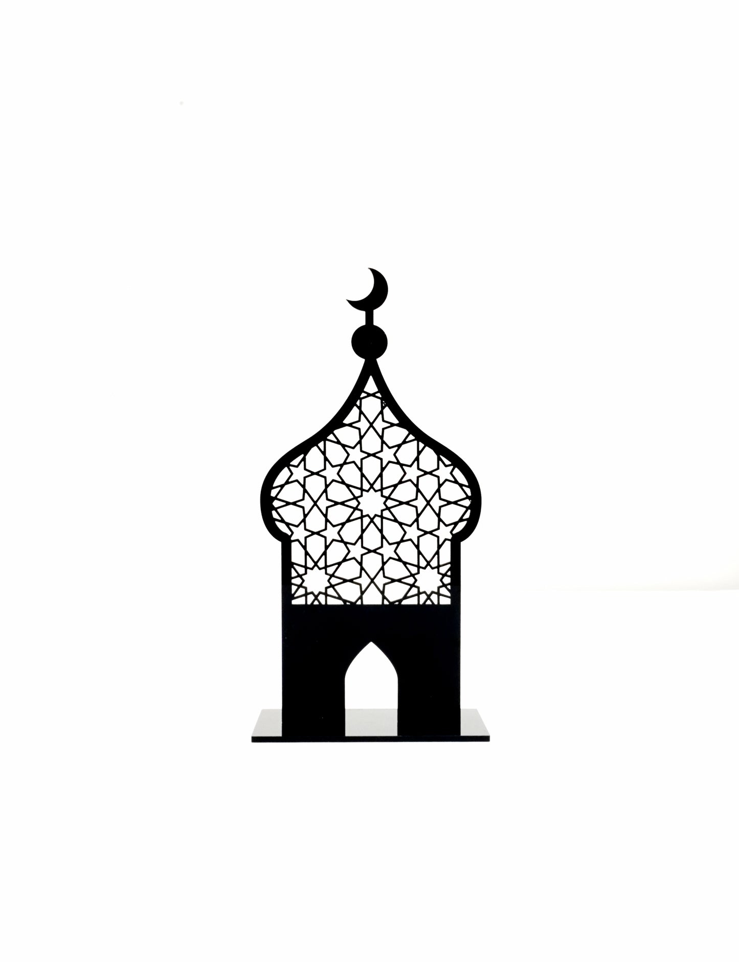 Acrylic Mosque Decor - Black