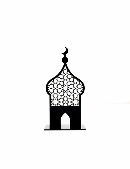 Acrylic Mosque Decor - Black