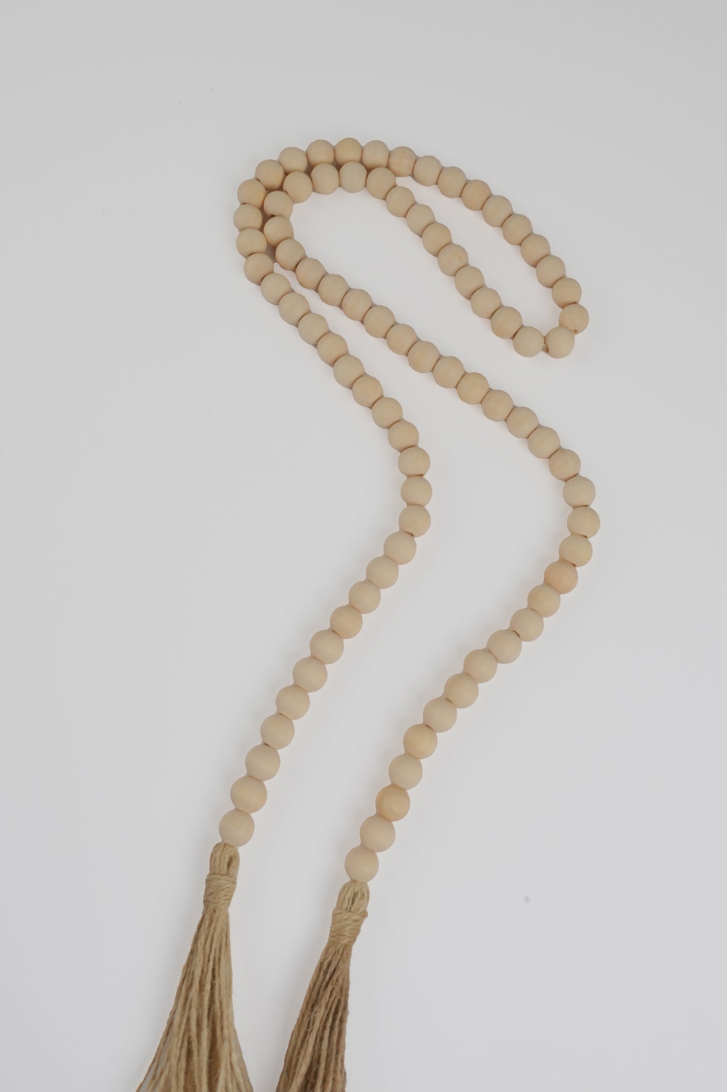 Boho Beaded Wooden Chain