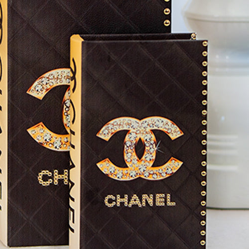 Chanel Blink Wooden Decorative Books Set of 3