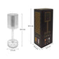 Rechargeable usb touch crystal light acrylic table lamp