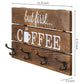 Four Hooks Wall Storage Coffee Cup Display