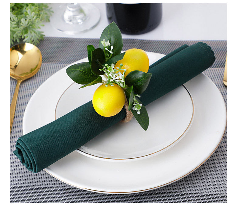 Lemon Ring Napkin Holder Western-Style