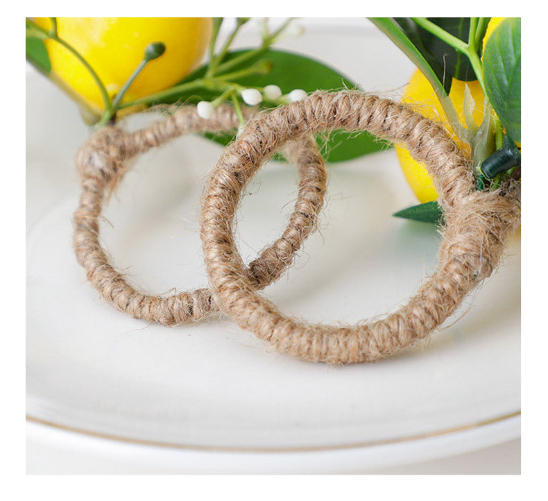 Lemon Ring Napkin Holder Western-Style