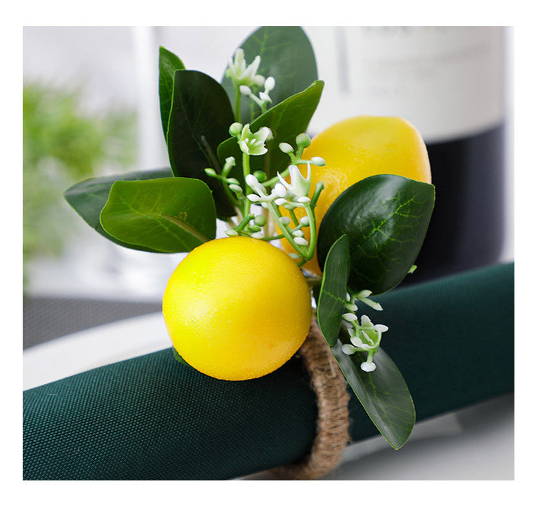 Lemon Ring Napkin Holder Western-Style