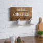 Four Hooks Wall Storage Coffee Cup Display