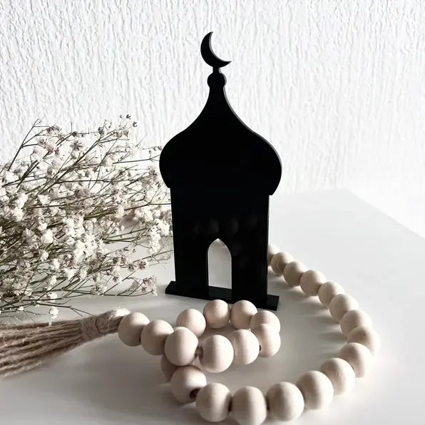 Acrylic Mosque Decor - Black