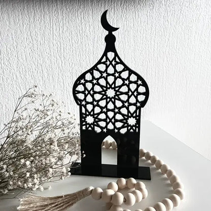 Acrylic Mosque Decor - Black