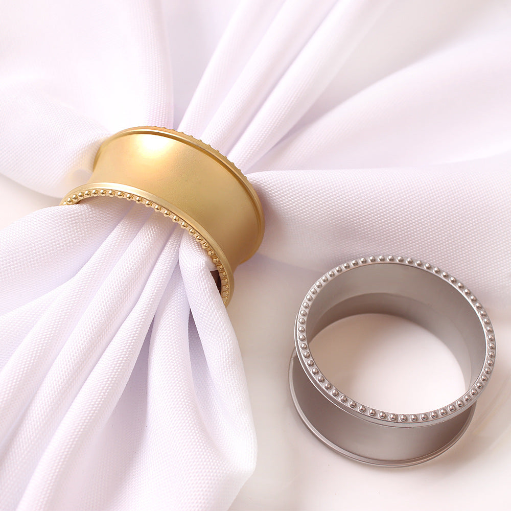 Elegant Gold Metal adjustable Napkin Ring Gold Napkin Buckle