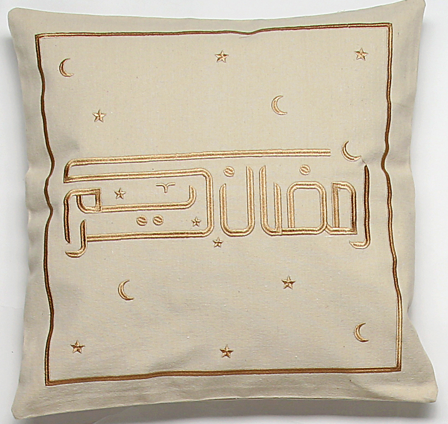 Mosque Gold Embroidery Table Runner & Cushions