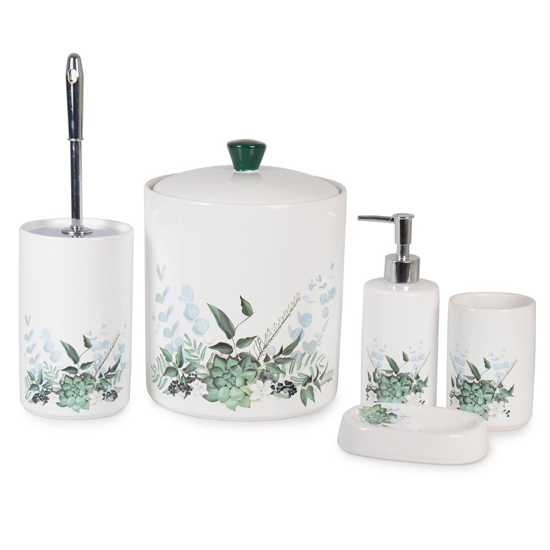 Bathroom accessory set of 5