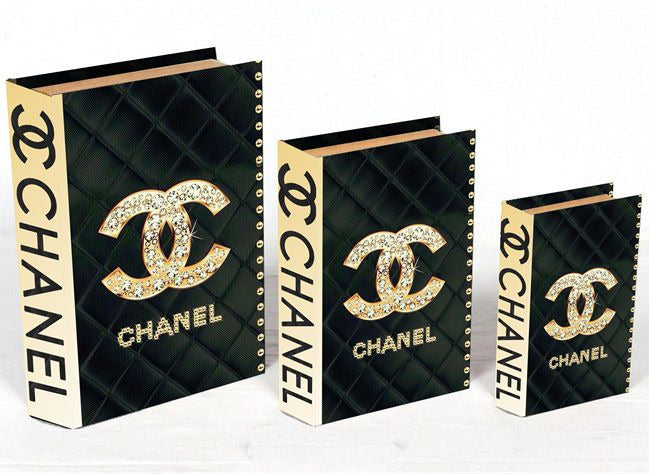 Chanel Blink Wooden Decorative Books Set of 3