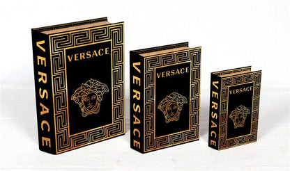 Versace Wooden Decorative Books Set of 3