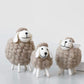 Cute Wool Sheep tabletop decor set of 3