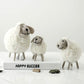 Cute Wool Sheep tabletop decor set of 3