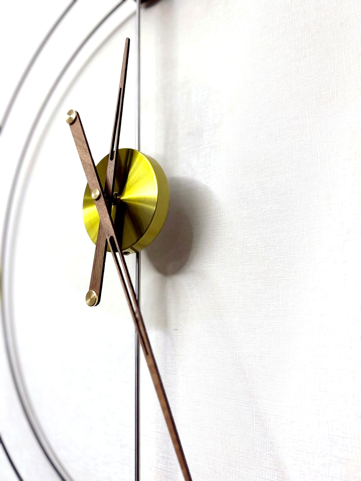 Vintage Minimal  Black Wall Clock