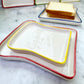 Ceramic 1 PC Toast bread plate minor faults