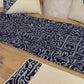 Black with silver Koufi Table Runner Set