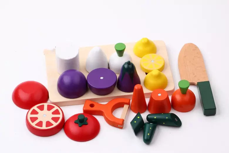 Wooden Vegetables Kitchen Toys