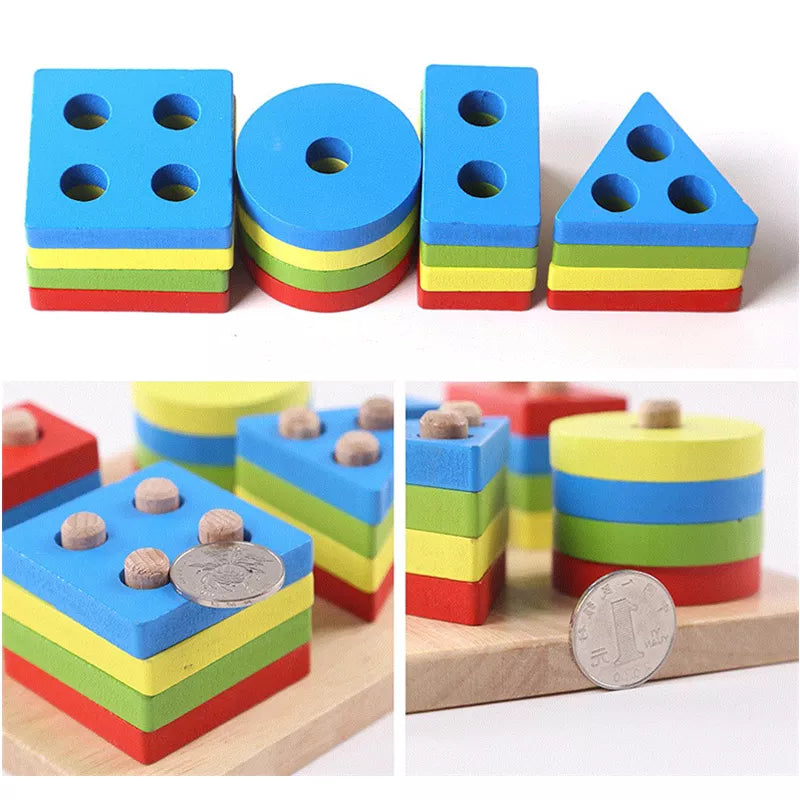 Montessori Wooden stacks