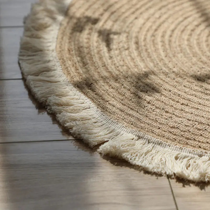 Hand-woven Cotton Rope Rug