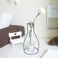 Single Silouette Profile Tabletop Decorative Metal Vase