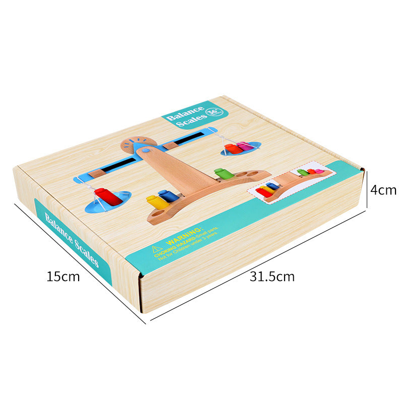 Wooden Balances Scale Montessori Toy