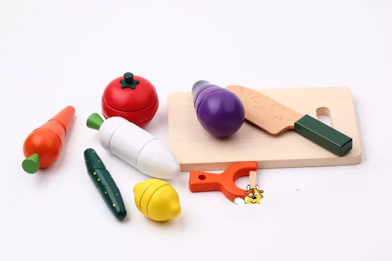 Wooden Vegetables Kitchen Toys